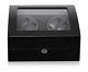 New Double Automatic Rotation 4+6 Watch Winder Case Wood Display Box Japan Motor
