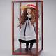 New In Box Wood & Acrylic Display Show Case For 26 Doll 28h X 12w X 12 Inch