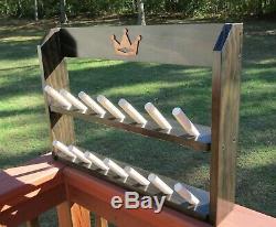 New Wood Display Rack Case for 14 Scotty Cameron Golf Club Putter Headcovers