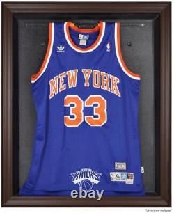 New York Knicks Brown Framed Jersey Display Case Authentic