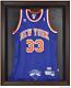 New York Knicks Brown Framed Jersey Display Case Authentic