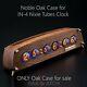 Nixie Tubes Clock In-4 Case Oak Case Format 12/24h Temp F/c Slot Machine