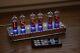 Nixie Tube Clock With In-14 Tubes And Clear Case Remote Temperature