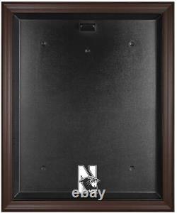 Northwestern Wildcats Brown Framed Logo Jersey Display Case