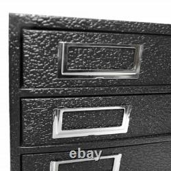 Novel Box 5 Drawer Jewelry Hobby Organizer Display Case withGrey Flocked Compart