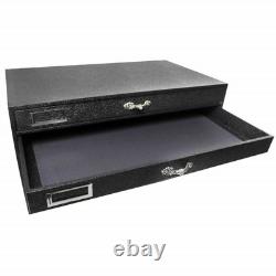 Novel Box 5 Drawer Jewelry Hobby Organizer Display Case withGrey Flocked Compart