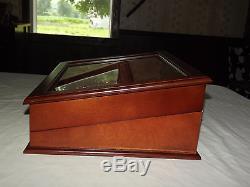 Old Coins Complete Us Statehood Quarters Collection Wood Display Case Box Nice