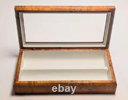 OYOBox Maxi Luxury Eyewear Organizer Box Burl Wood Sunglasses Display Case