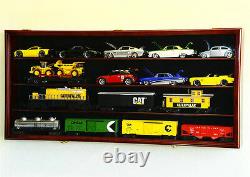 O Scale Model Train Car Display Case Rack Holder Box Holds Up To 16 Trains