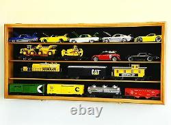 O Scale Model Train Display Case Cabinet Wall Rack Box 98% UV Lockable