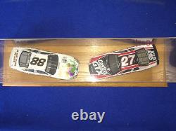 Oak Display Case Double 2 Car 1/24 Diecast Nascar Collector's Choice Case