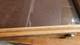 Oak Display Case With Wood Inlay And Glass Top For Collectibles
