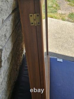 Oak Wood Golf Ball Display Case W / 81 Golf Balls 21 1/2 L x 25 1/2 High x 2 1/2