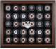 Oilers 30-puck Brown Display Case