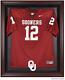 Oklahoma Sooners Mahogany Framed Logo Jersey Display Case Authentic