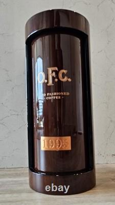 Old Fashioned Copper 1995 Empty Wood Display Case Bag & Box NO Bottle