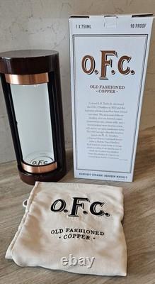 Old Fashioned Copper 1995 Empty Wood Display Case Bag & Box NO Bottle