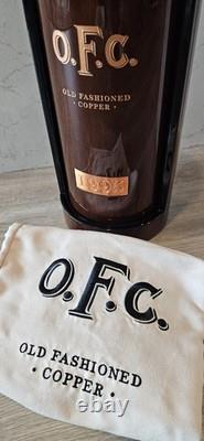 Old Fashioned Copper 1995 Empty Wood Display Case Bag & Box NO Bottle