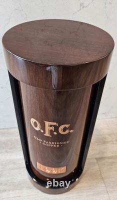 Old Fashioned Copper 1995 Empty Wood Display Case Bag & Box NO Bottle