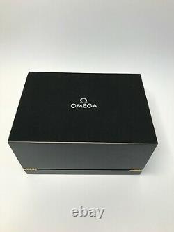Omega Luxury Satin Black Watch Display Box / Case Holds 20 watches