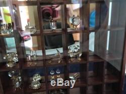 Orginal Swarovski Memories Wood Display Case with 21 Crystal Figurines