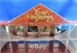 Orginal Swarovski Memories Wood Display Case with 21 Crystal Figurines
