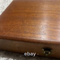 Orig Smith Wesson N frame Model 29 Wood Display Case Box with receipt