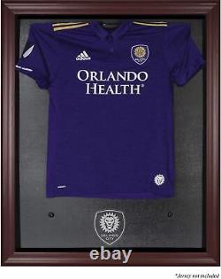 Orlando City SC Mahogany Framed Team Logo Jersey Display Case