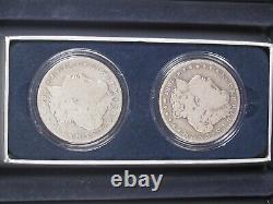 PCS Stamps & Coins 32 Silver Dollars Morgan/PEACE with Wood Box Display Case. #26