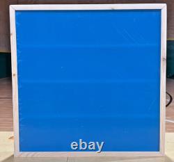 PEZ dispenser Display Case keep PEZ Dust FREE Wall hanging item Unfinished Wood