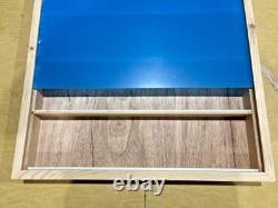 PEZ dispenser Display Case keep PEZ Dust FREE Wall hanging item Unfinished Wood