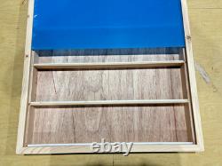 PEZ dispenser Display Case keep PEZ Dust FREE Wall hanging item Unfinished Wood