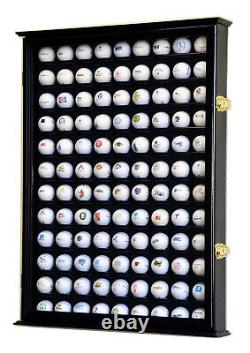 PGA 108 Golf Ball Display Case Cabinet Wall Rack Holder Box withDoor Lockable