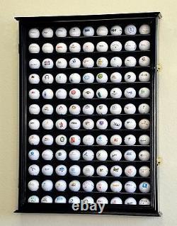 PGA 108 Golf Ball Display Case Cabinet Wall Rack Holder Box withDoor Lockable