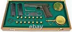 PISTOL GUN PRESENTATION CUSTOM DISPLAY CASE BOX for COLT m1911 A1 & set m1912