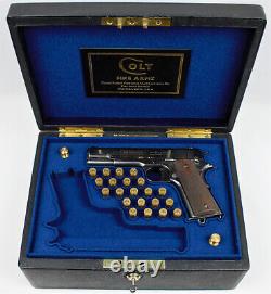 PISTOL GUN PRESENTATION CUSTOM DISPLAY CASE BOX for PAIR COLT m1911 Government