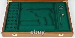 PISTOL GUN PRESENTATION CUSTOM DISPLAY CASE BOX for WALTHER P38 P1 9mm para