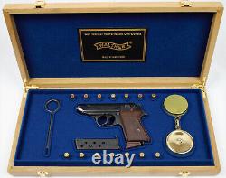 PISTOL GUN PRESENTATION CUSTOM DISPLAY CASE BOX for WALTHER PPK cal. 7,65 mm