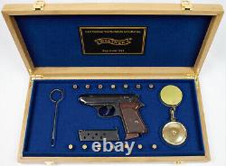 PISTOL GUN PRESENTATION CUSTOM DISPLAY CASE BOX for WALTHER PPK cal. 7,65 mm