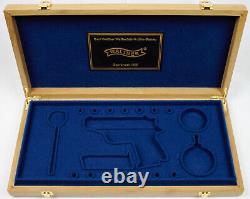 PISTOL GUN PRESENTATION CUSTOM DISPLAY CASE BOX for WALTHER PPK cal. 7,65 mm