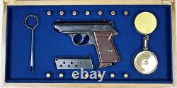 PISTOL GUN PRESENTATION CUSTOM DISPLAY CASE BOX for WALTHER PPK cal. 7,65 mm