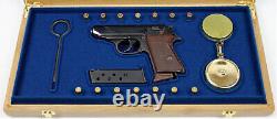 PISTOL GUN PRESENTATION CUSTOM DISPLAY CASE BOX for WALTHER PPK cal. 7,65 mm