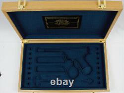 PISTOL PRESENTATION CUSTOM DISPLAY CASE BOX for DWM LUGER P08 / 14 NAVY 6 inch