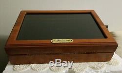 POLO RALPH LAUREN Wood/Glass EYEWEAR Countertop Display Case Eyeglasses
