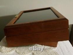 POLO RALPH LAUREN Wood/Glass EYEWEAR Countertop Display Case Eyeglasses