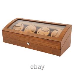 PU Wood Acrylic Automatic Watch Winder 8+9 Display Box, Watch Display Case