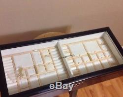 Pandora Jewelry Display Case/Box Original Retail Display With 2 Trays & Keys