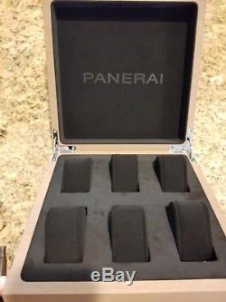Panerai 6 Watch Box Display Case Presentation Set OEM Factory New In Box