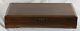 Pen Storage 944 Custom Built Interior Solid Mahogany Display Chest Vintage Usa