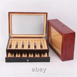 Pen box Fountain Pen Wood Display Case Holder Storage Collector Organizer Box
